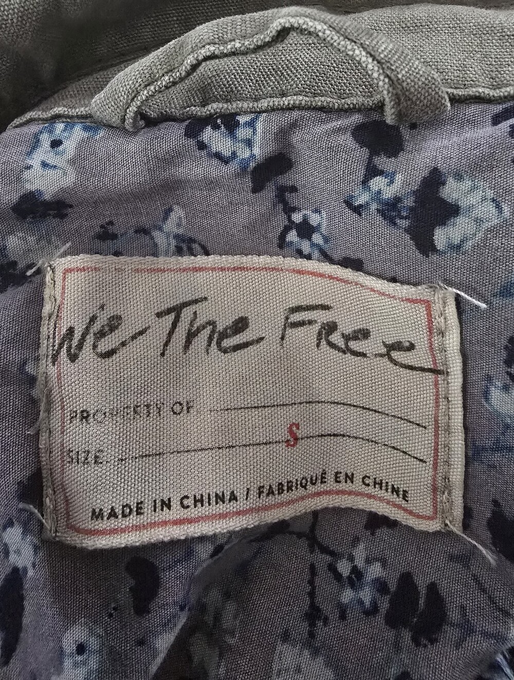 We The Free Apollo Olive Green Utility/Military Jacket Size S - Picture 6 of 7